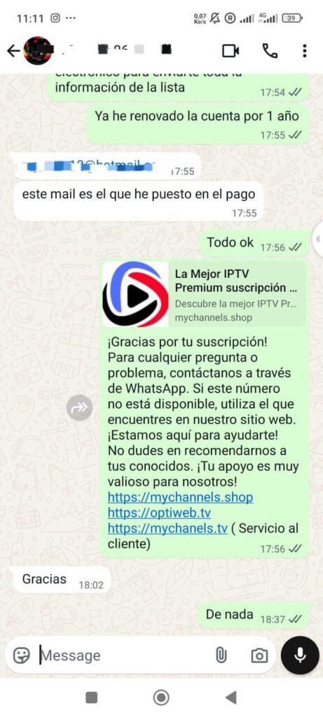 IPTV Premium 27 Whatsapp Screenshot 6