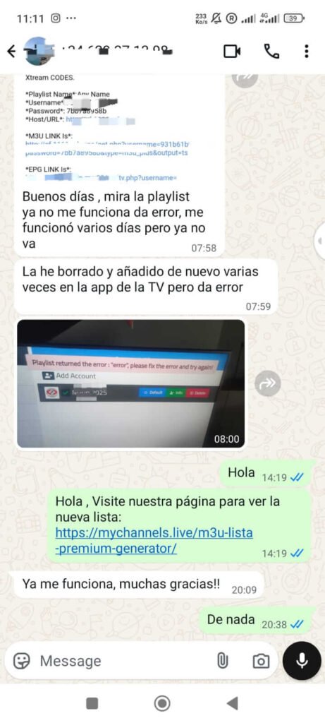 IPTV Premium 24 Whatsapp Screenshot 9